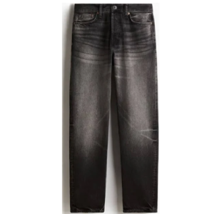 Relaxed Jeans – Denim black – Men | H&M
