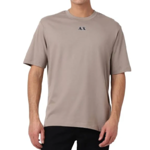 Men Loose Fit Crew-Neck Cotton T-Shirt For Men