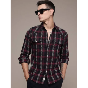 The Life Co. Opaque Checked Casual Shirt