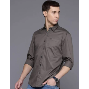 Standard Roll-Up Sleeves Casual Shirt
